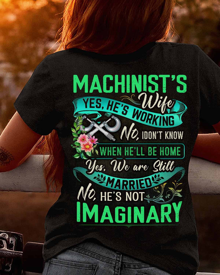 Awesome Machinist's Wife-T-shirt-#M151223MARRI17BMACHZ6