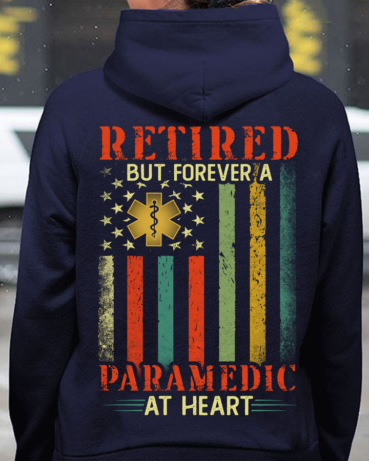 Retired Paramedic at heart-Hoodie-#F151223ATHEA14BPARMZ4