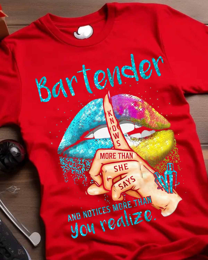 Awesome Bartender -T-shirt-#F271223NOTIC1FBARTZ4