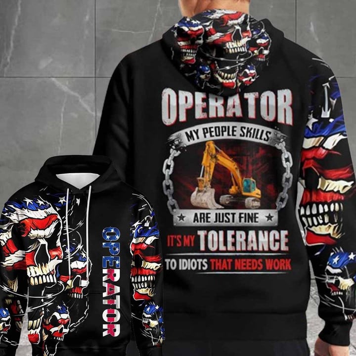 Awesome Operator- AOP Hoodie -#M271223TOLER9BOPERZ6
