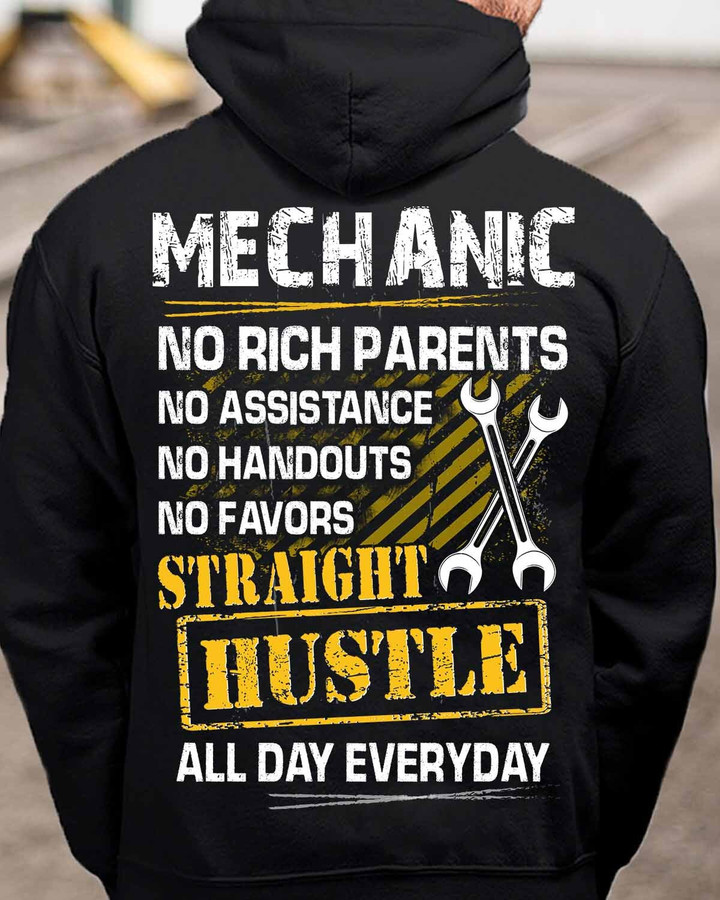 Mechanic Straight Hustle All day Everyday-Hoodie-#M020124HUSTLE15BMECHZ2