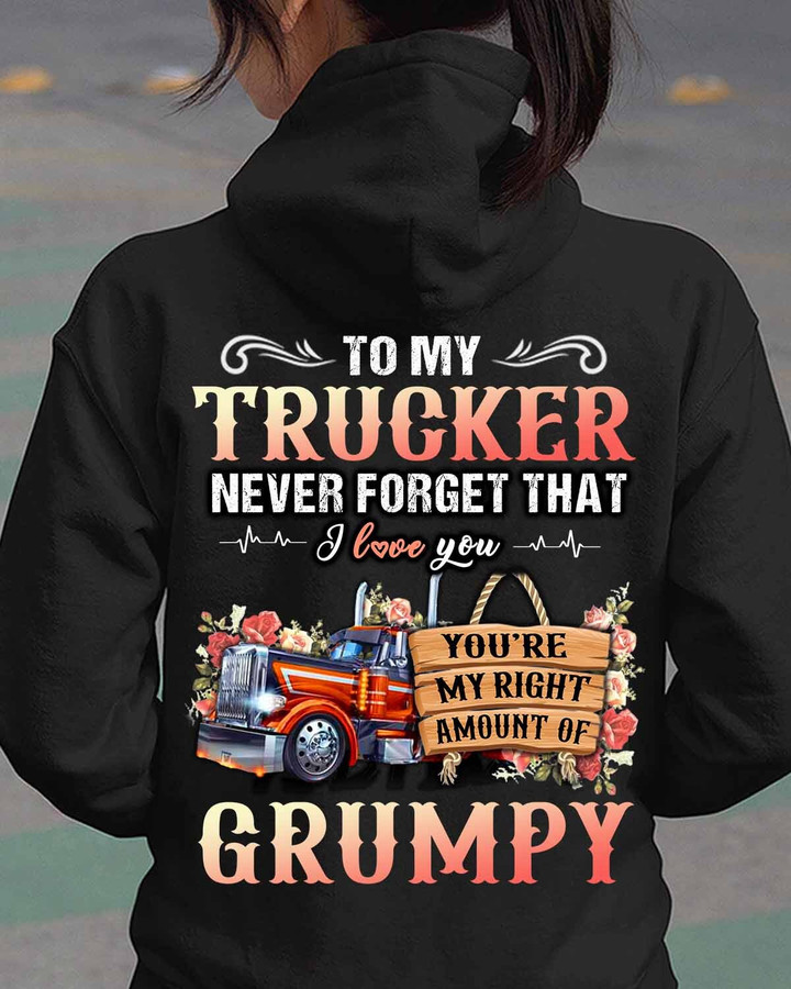 To My Trucker Never Forget That I Love you-Hoodie-#M030124NEVFOR1BTRUCZ6