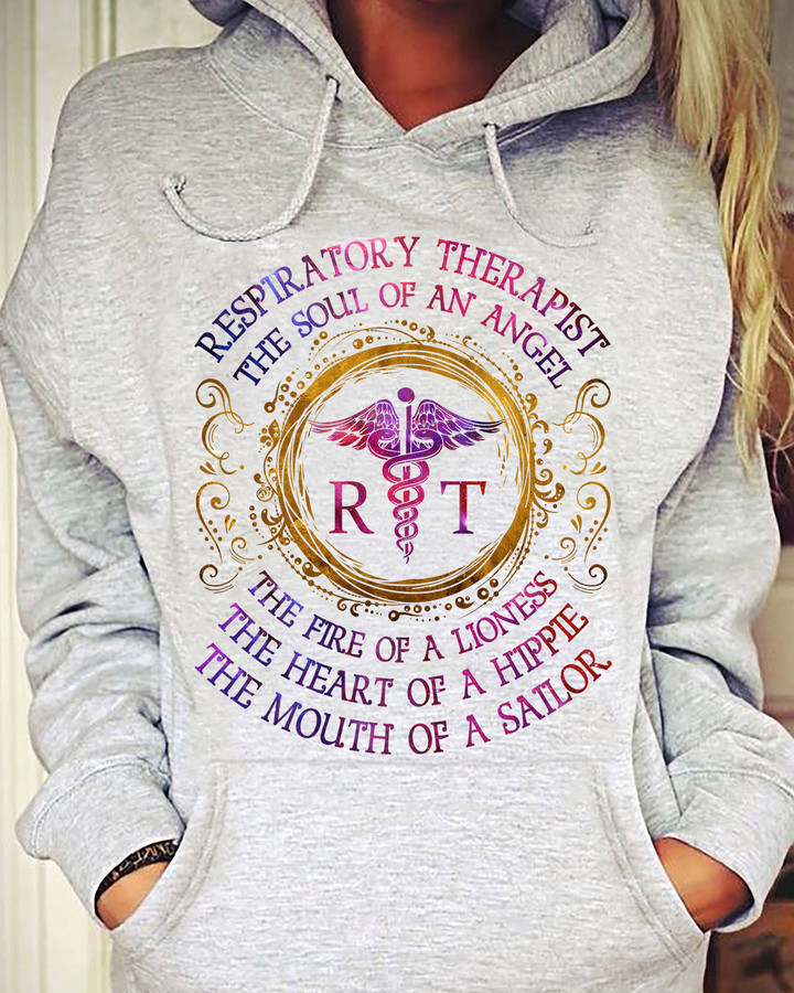 Respiratory Therapist The Soul of an Angel-Hoodie-#F100124THESOL6FRETHZ4