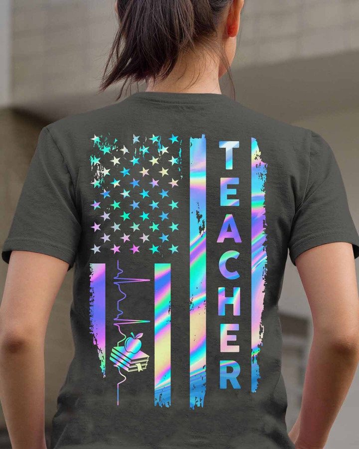 Proud Teacher-T-shirt-#F120124USFLA61BTECHZ4