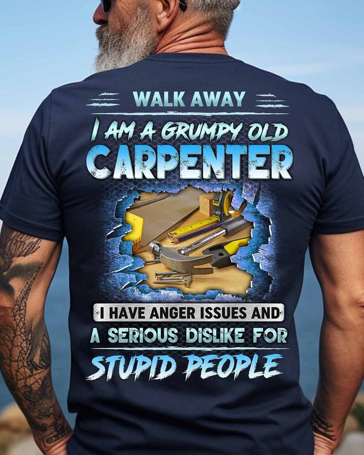 I am a Grumpy Old Carpenter-T-shirt-#M240124ANGIS19BCARPZ6