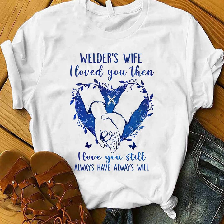 Awesome Welder's Wife-T-shirt-#M250124ALWAY7FWELDZ6