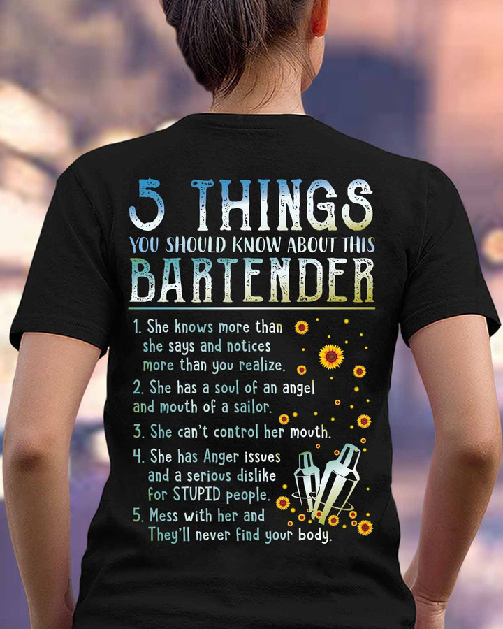 You should know about this Bartender-T-shirt-#F2501245THIN8BBARTZ8