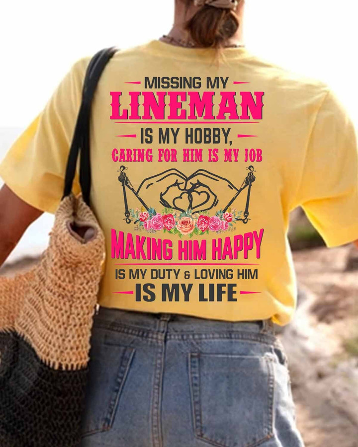 Missing My Lineman is my Hobby-T-shirt-#M270124MISIN8BLINEZ2