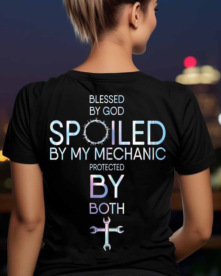 Blessed By God Spoiled By Mechanic-T-shirt-#M310124PROBY5BMECHZ6