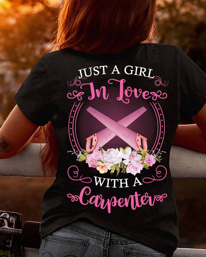 Just a Girl in Love With a Carpenter-T-shirt-#M310124INLOV4BCARPZ8