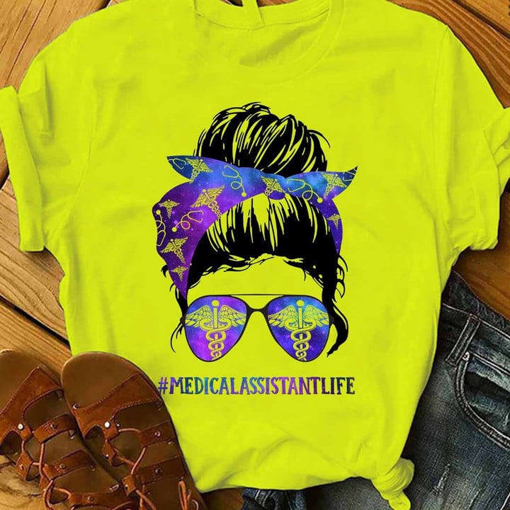 Awesome Medical Assistant Life-T-shirt-#F010224JTLIFE10BMEASZ4