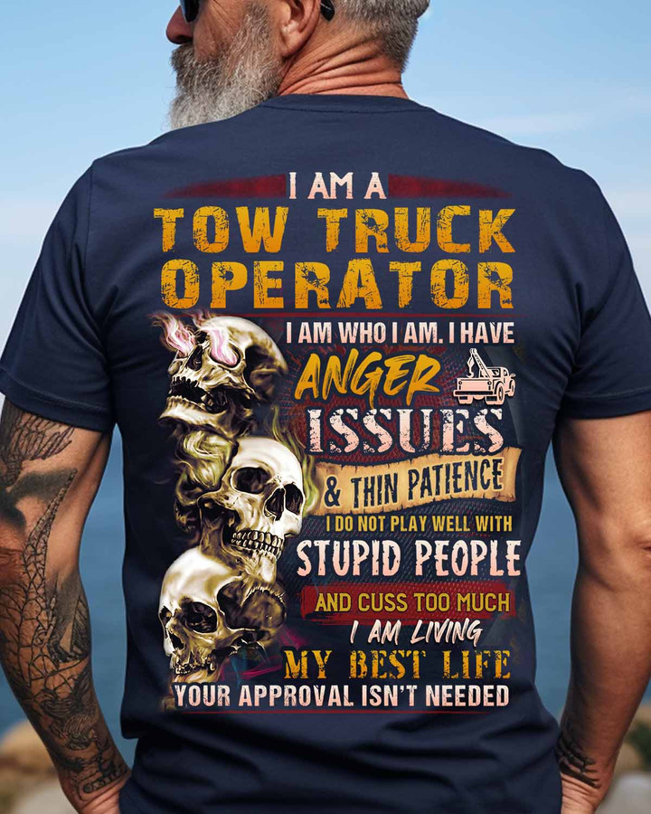 I am a Tow Truck Operator -T-shirt-#M020224THIPAT7BTTOZ4