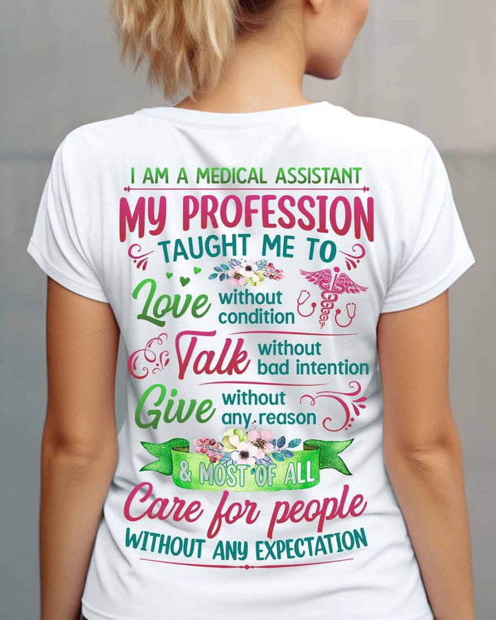I am a Medical Assistant-T-shirt-#F030224CONDI5BMEASZ4