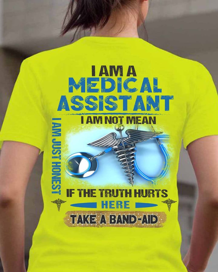 I am a Medical Assistant -T-shirt-#F030224BANDAID3BMEASZ4