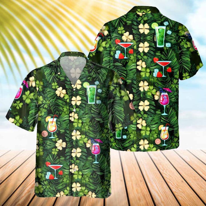 Awesome Bartender- AOP Pocket Hawaiian Shirt-#F060224HAWIN14BBARTZ4