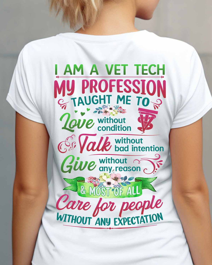 I am a Vet Tech-T-shirt-#F060224CONDI5BVETEZ4
