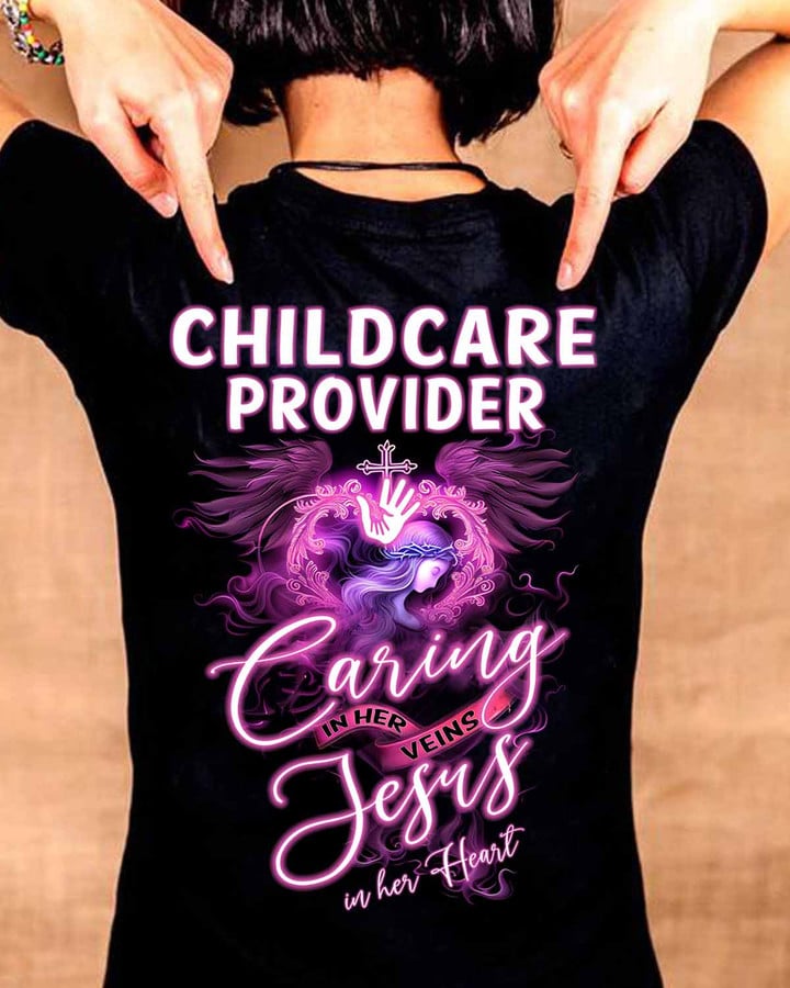 Awesome Childcare Provider-T-shirt-#F070224HERVEN1BCHPRZ4