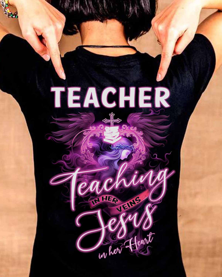 Awesome Teacher-T-shirt-#F080224HERVEN1BTEACZ4