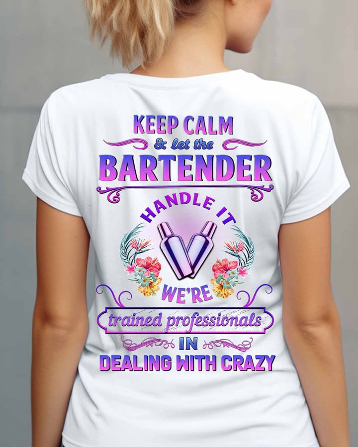 Keep calm & let the Bartender handle it-T-shirt-#F070224HANDL4BBARTZ4
