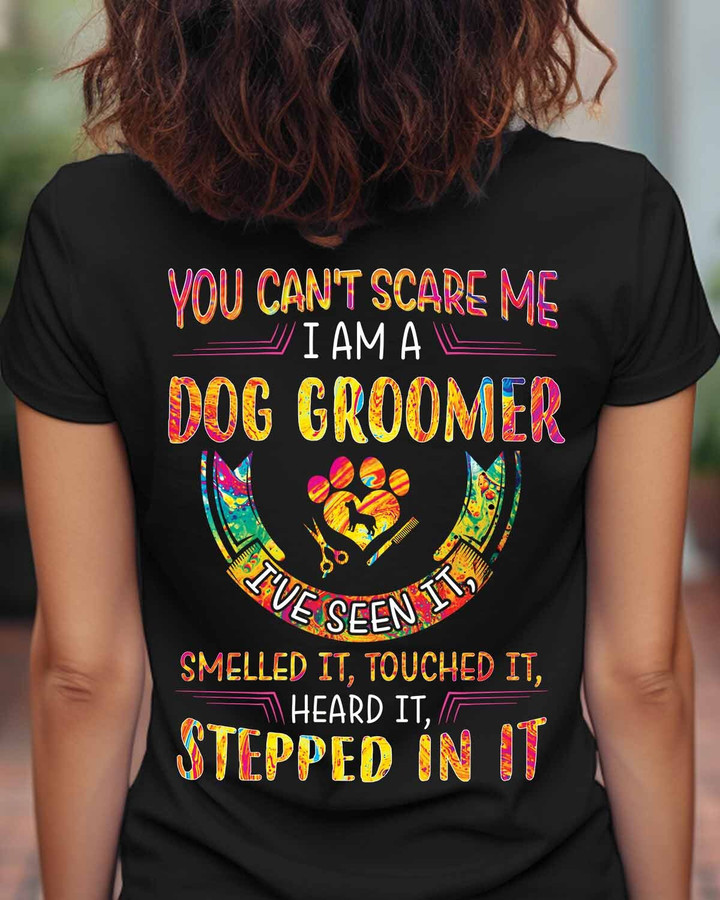 I am a Dog Groomer-T-shirt-#F160224TOUCH1BDOGRZ2