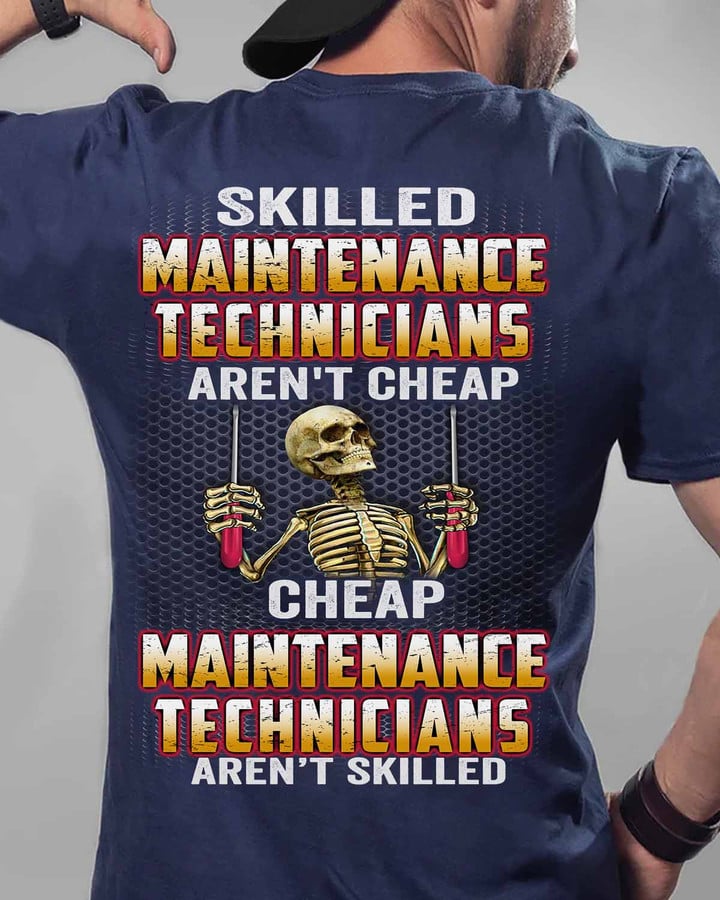 Awesome Maintenance Techs-T-shirt-#M200224SKILL28BMATEZ6