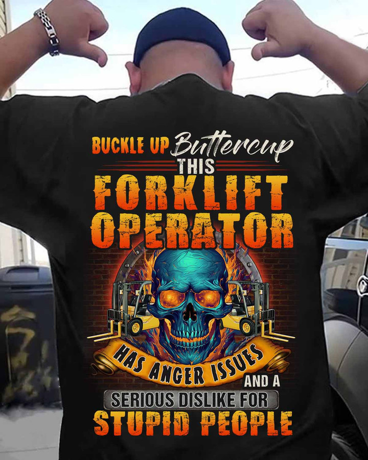 This Forklift Operator has anger issue-T-shirt-#M140324BUCUT12BFOOPZ7