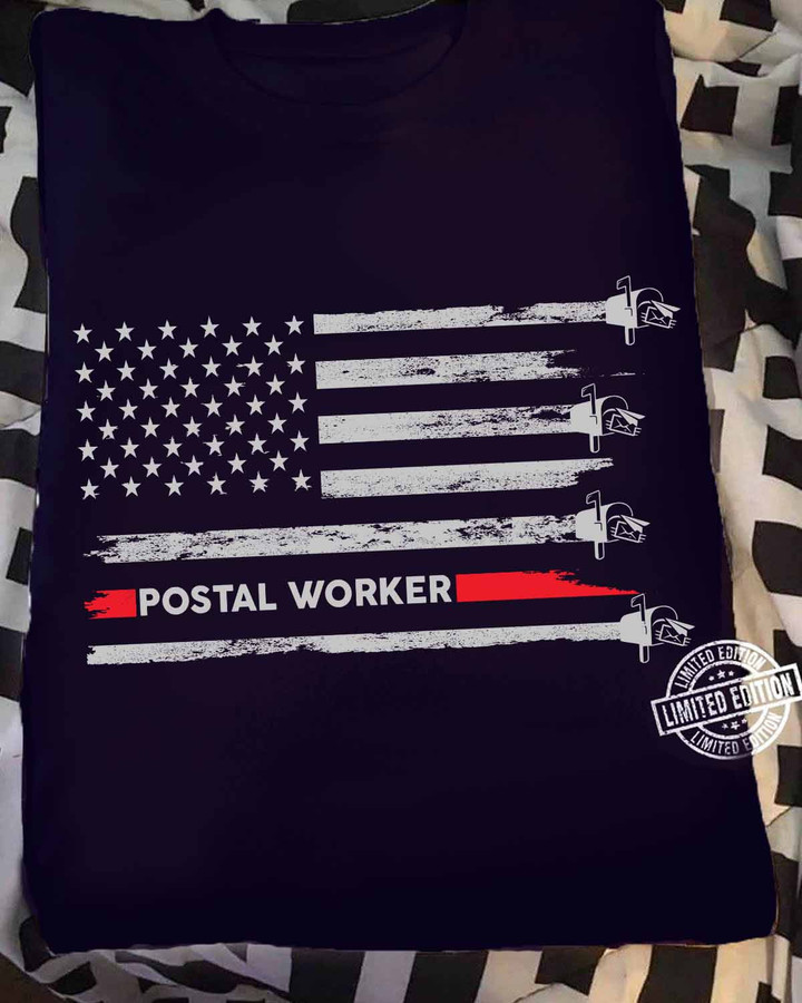 Proud Postal Worker-T-shirt-#M230324USFLA69FPOWOZ7