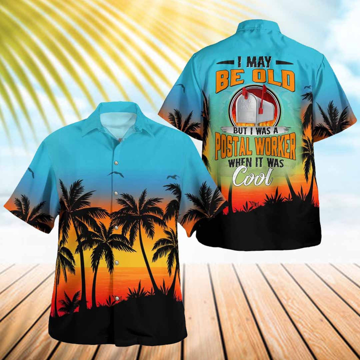 Awesome Postal Worker-AOP Hawaii Shirt -#F270324WASCO10BPOWOZ4