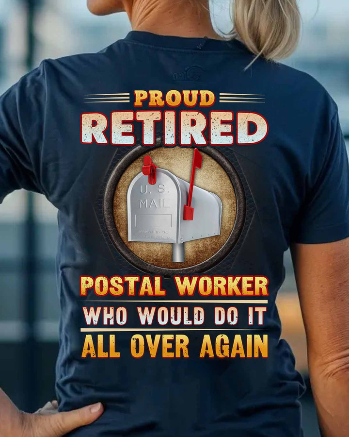 Retired Postal Worker-T-shirt-#F300324OVAGAIN5POWOBZ4