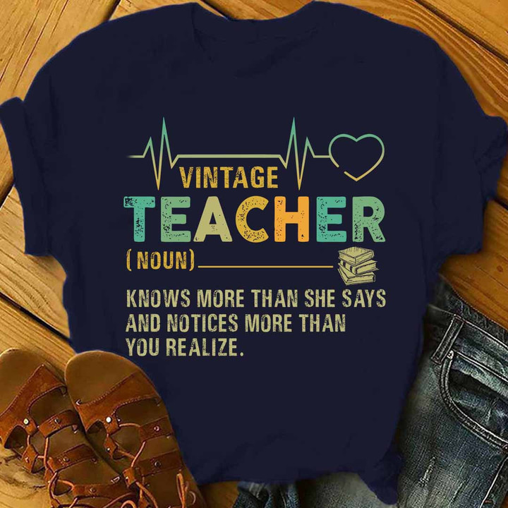 Vintage Teacher-T-shirt-#F030424VINTA13FTEACZ2