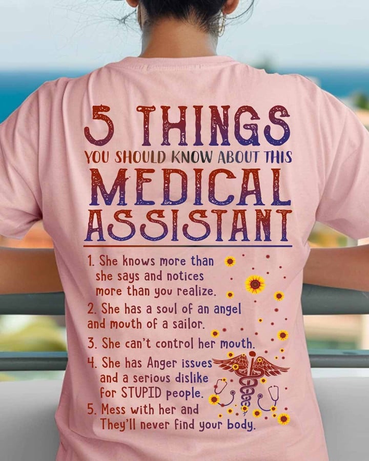 Awesome Medical Assistant-T-shirt-#F100424FIVTHIN9BMEASZ5