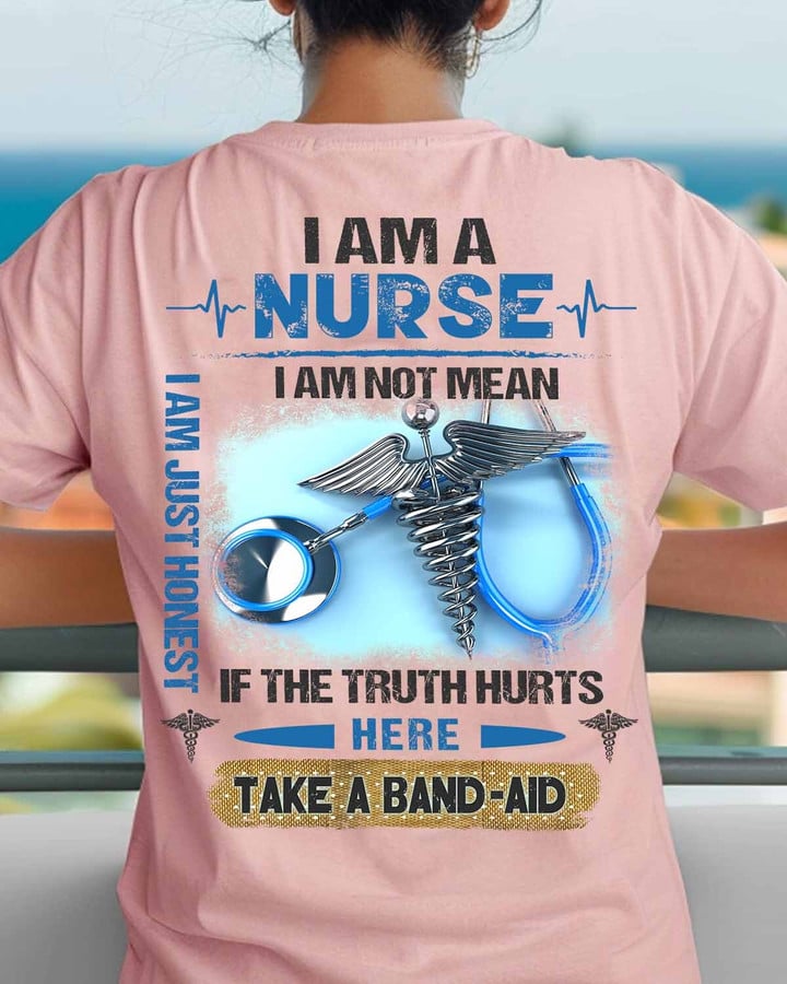 I am a Nurse-T-shirt-#F120424BANDAID3BNURSZ4