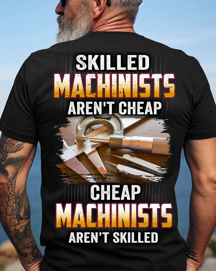Awesome Skilled Machinists-T-shirt-#M120424SKILL28BMACHZ8