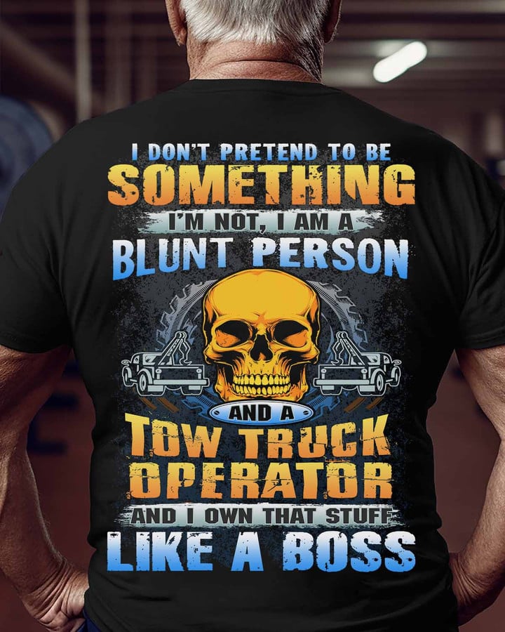Awesome Tow Truck Operator-T-shirt-#M130424OWNTH2BTTOZ6