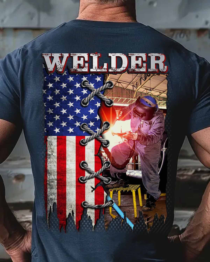 Proud Welder-T-shirt-#M130424USFLA39BWELDZ5