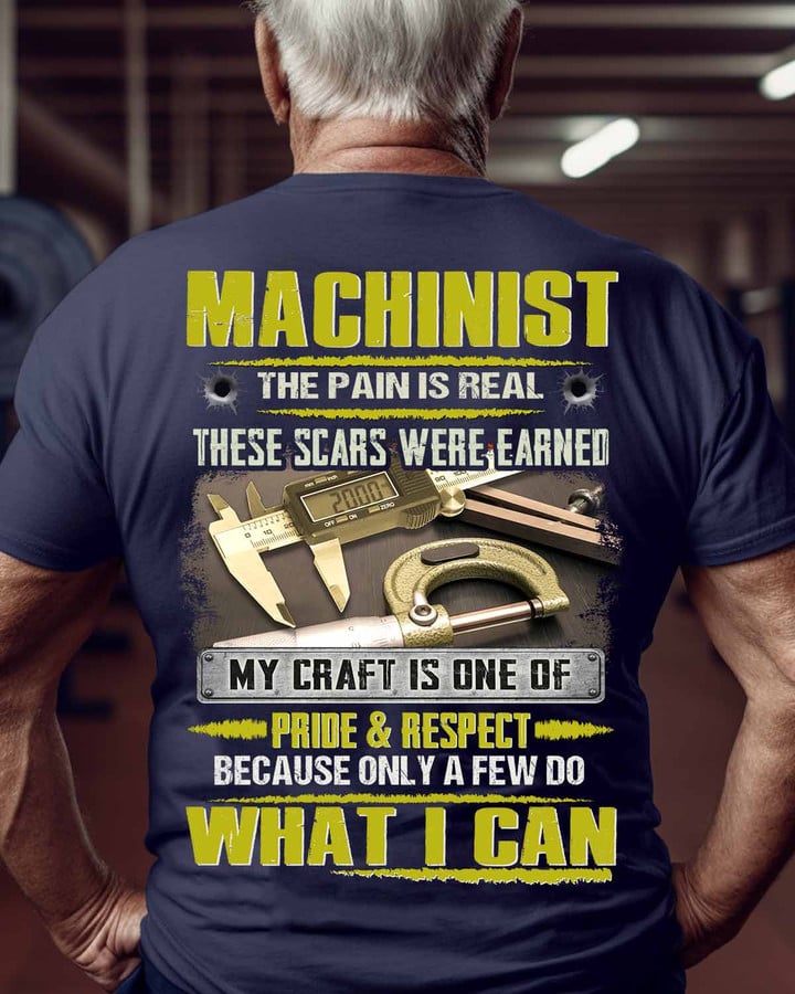 Machinist The Pain is Real-T-shirt-#M160424PAIN7BMACHZ6