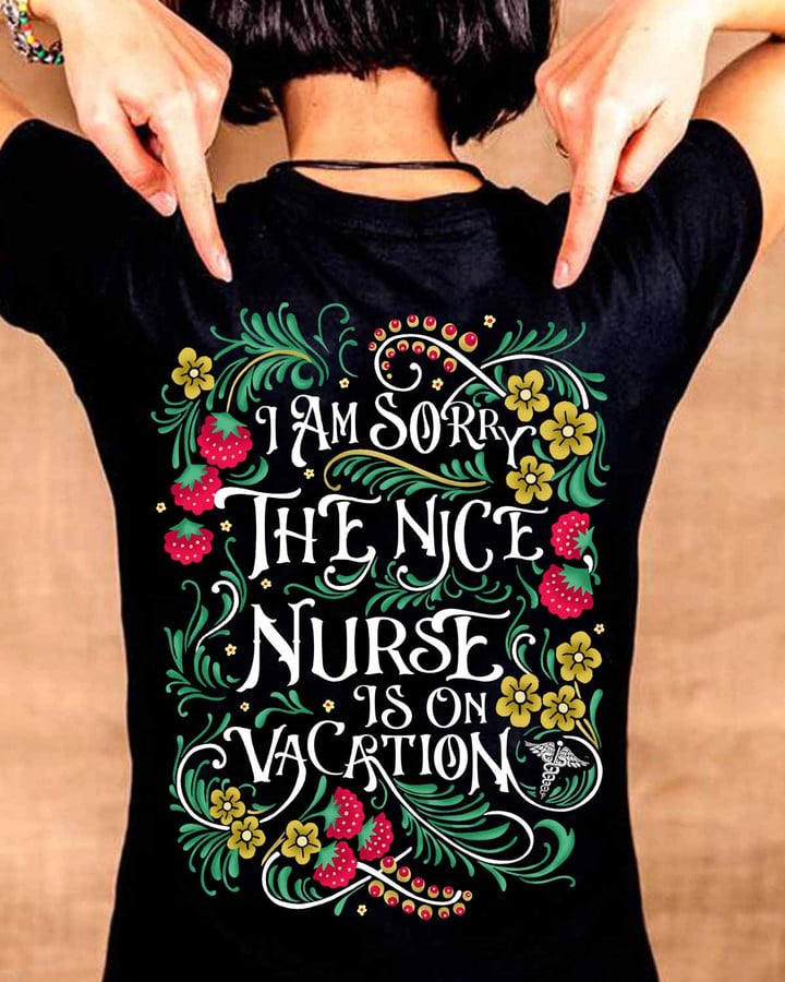 The Nice Nurse is on Vacation-T-shirt-#F160424ONVAC8BNURSZ4