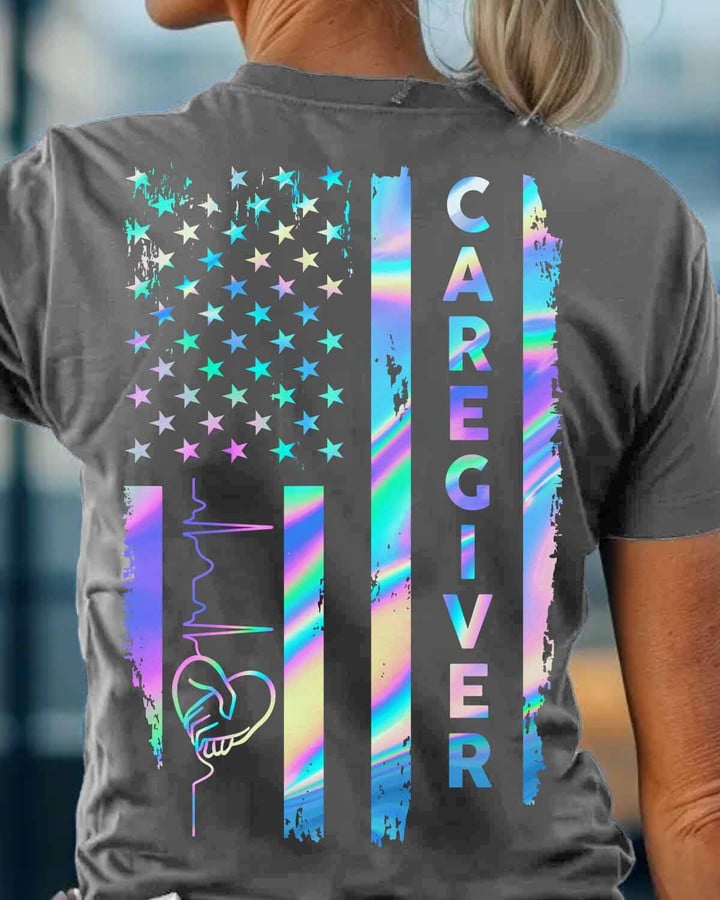Proud Caregiver-T-shirt-#F190424USFLA61BCAREZ5