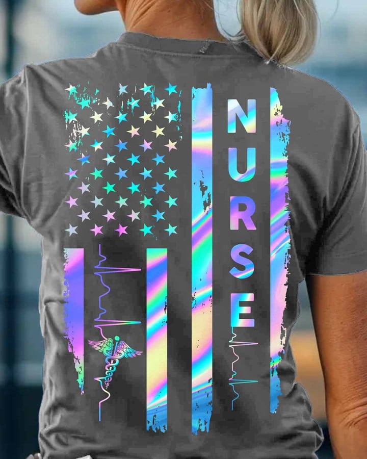 Proud Nurse-T-shirt-#F230424USFLA61BNURSZ4