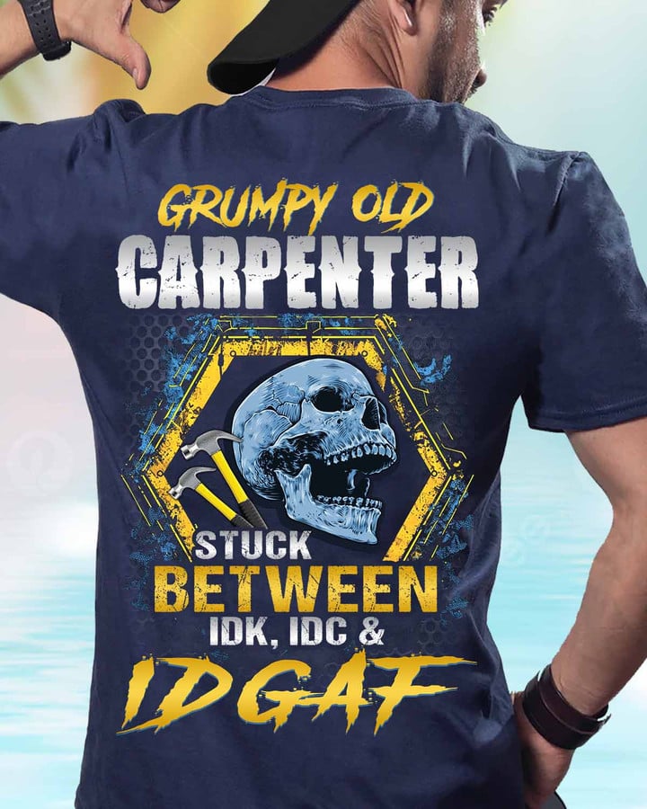 Grumpy Old Carpenter-T-shirt-#M240424STUBET6BCARPZ6