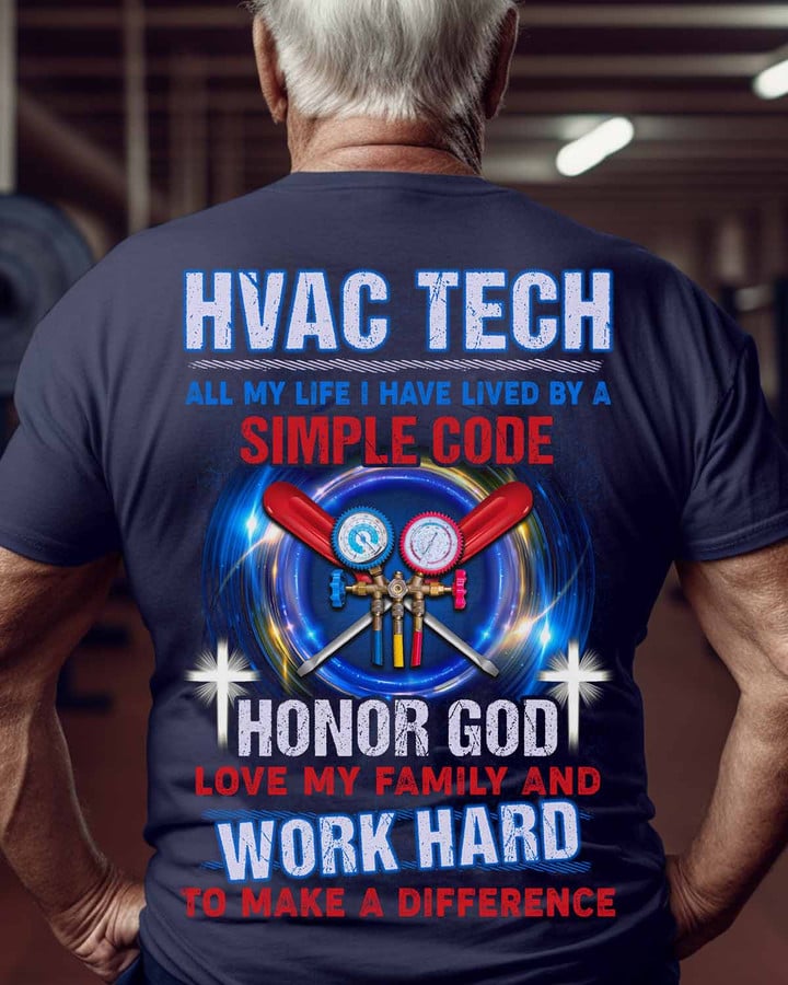 Awesome HVAC Tech-T-shirt-#M250424SICODE6BHVACZ6