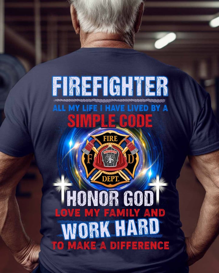 Awesome Firefighter-T-shirt-#M250424SICODE6BFIREZ6
