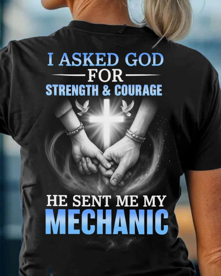 Mechanic Strength & Courage Apparel - Inspirational Mechanic T-Shirt, Hoodie & More-#M140625SENTME6BMECHZ7