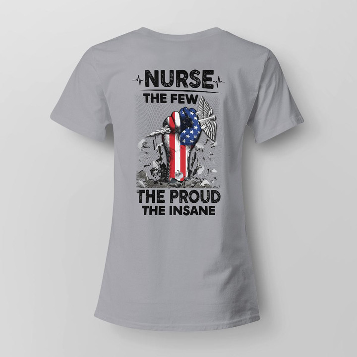 Nurse The Few The Proud The Insane - Sport Grey-Nurse- T-shirt -#300922INSANE6BNURSZ4