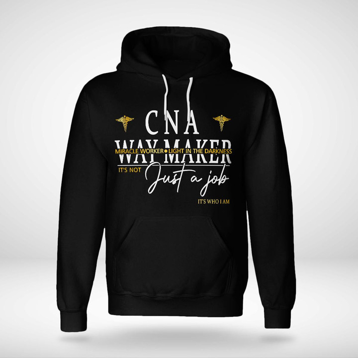 CNA Hoodie with Caduceus Symbol and Empowering Quote