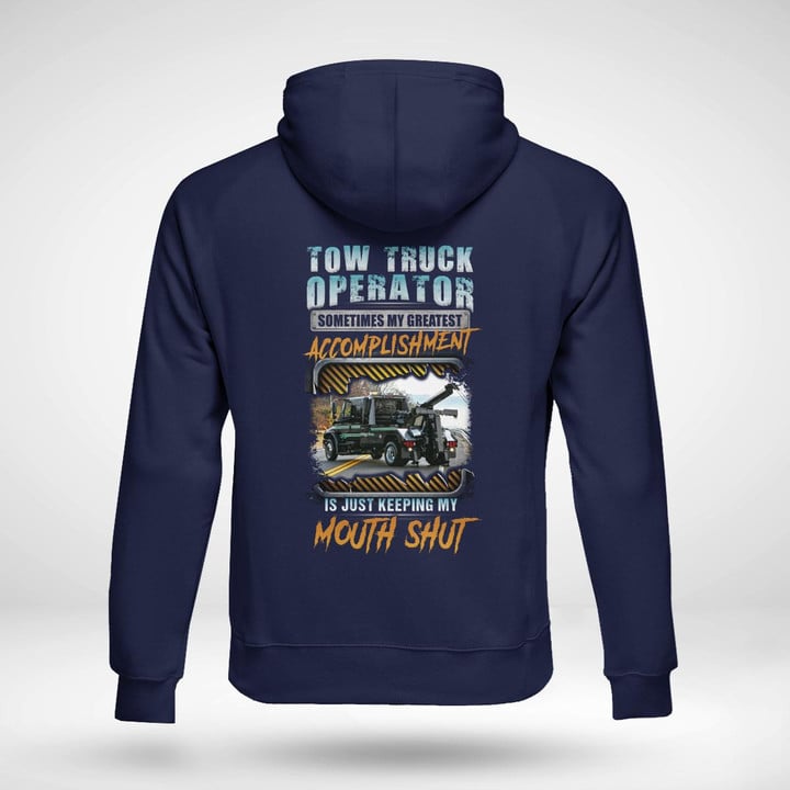 Greatest Tow Truck Operator -Navy Blue -TowTruckOperator- Hoodie-#051122GREATEST3BTTOZ6