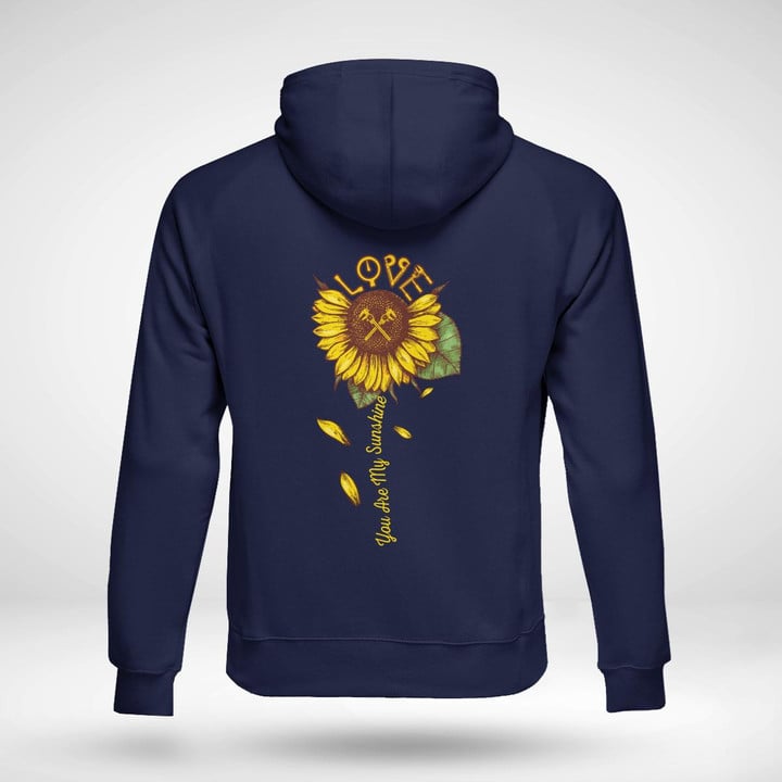 You are my Sunshine- Navy Blue -Machinist- Hoodie -#031122SUNSHIMY2BMACHZ6