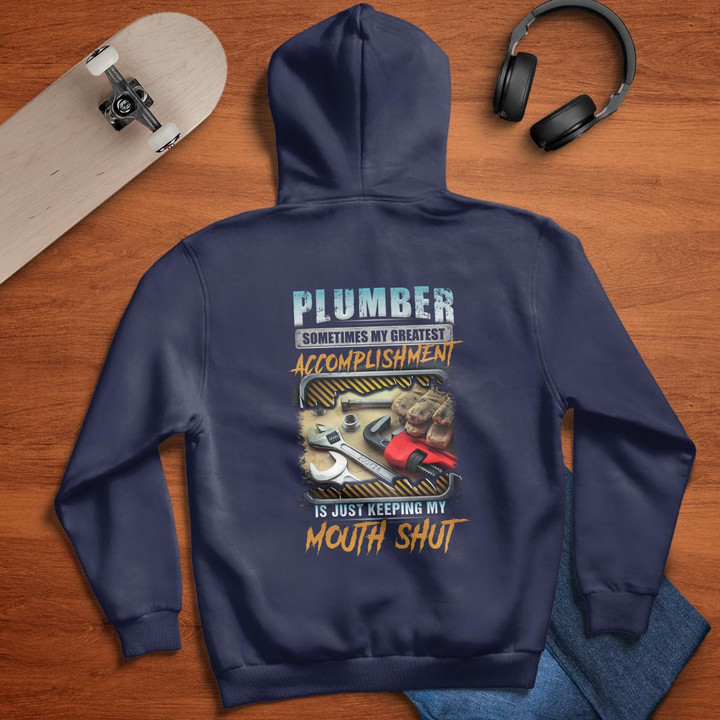 Greatest Plumber -Navy Blue -Plumber- Hoodie-#051122GREATEST3BPLUMZ6