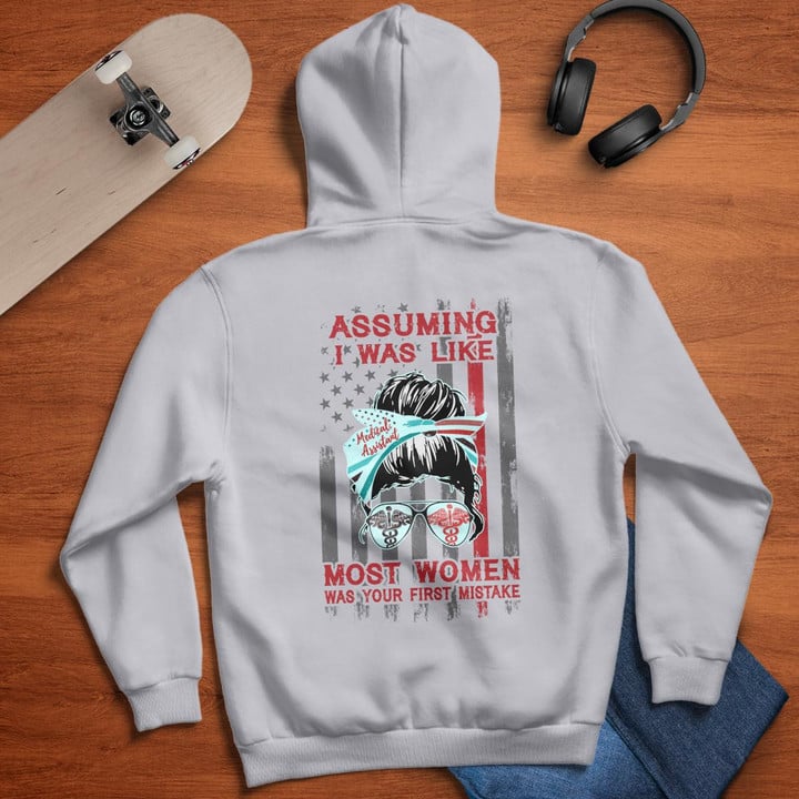 Awesome Medical Assistant- White-MedicalAssistant-Hoodie -#051122WASYO6BMEASZ4