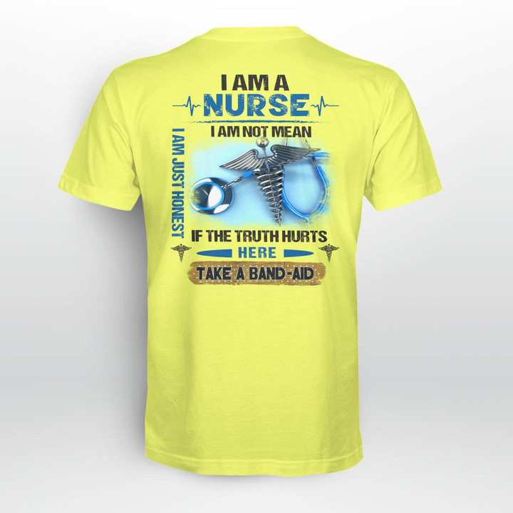 I am a Nurse I am just honest-T-shirt-#M200124BANDAID3BNURSZ6